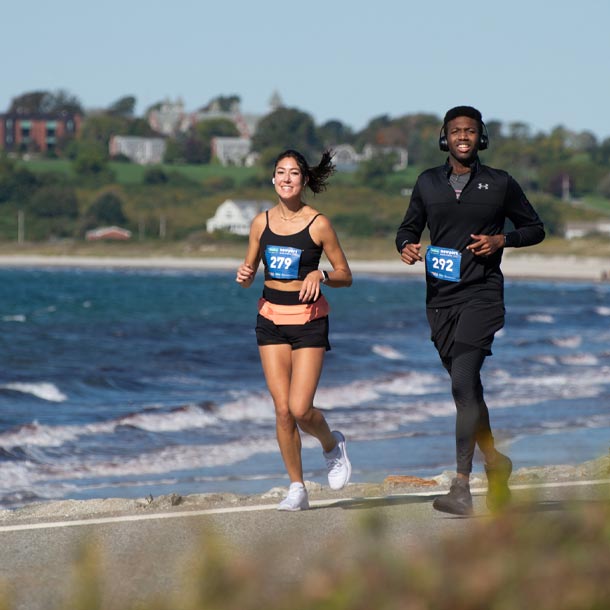 From 13.1 to 26.2 miles, both the Amica Newport Marathon courses are USATF-certified and feature stunning views and a beachside finish.